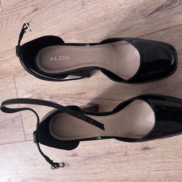 Aldo Black Platform Heels - Picture 2 of 5